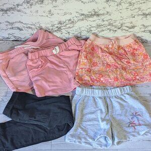 Size 4T Set: 3 shorts, 1 skort, and 1 pair leggings